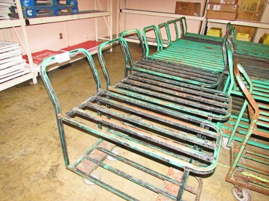 GREEN 2 TIER STOCK CARTS