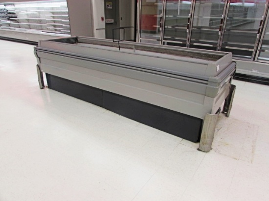 KYSOR WARREN LD11-5U LOW TEMP FROZEN FOOD ISLAND CASE '00 - REMOTE COOLED NO COMPRESSOR