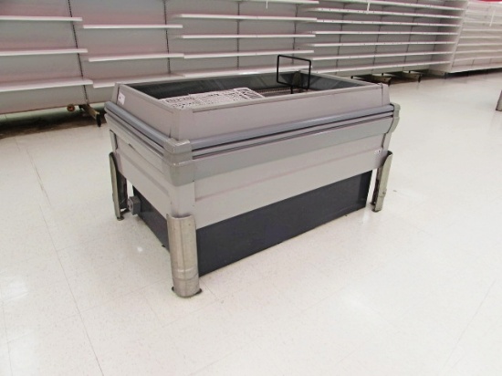 KYSOR WARREN D11-5U MEDIUM TEMP ISLAND CASE '00 - REMOTE COOLED NO COMPRESSOR