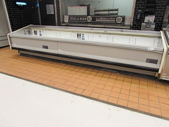 KYSOR WARREN M1A3 SINGLE DECK MEAT CASE '00 (1-8FT, 1-6FT) - REMOTE COOLED NO COMPRESSOR