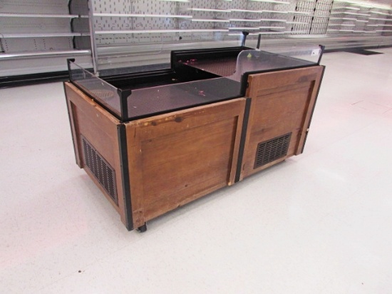 STRUCTURAL CONCEPTS STEP DOWN PRODUCE DISPLAY - SELF CONTAINED REFRIGERATED