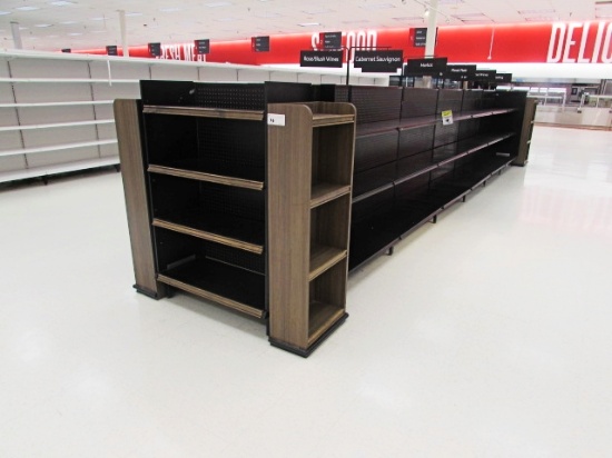 MADIX BLACK GONDOLA SHELVING 57IN TALL 18/22 , 18/22 – 24FT – SOLD BY THE FOOT