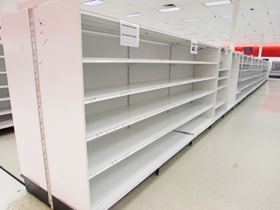 MADIX GONDOLA SHELVING 75IN TALL 20/22 – 80FT – SOLD BY THE FOOT