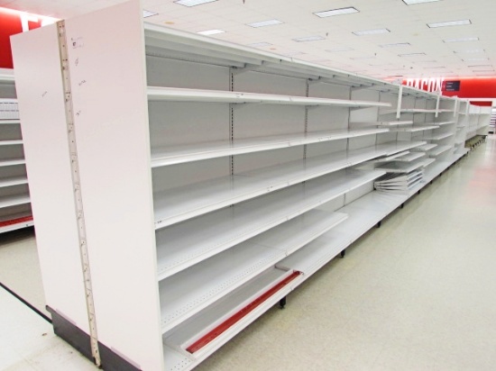 MADIX GONDOLA SHELVING 75IN TALL 20/22 – 80FT – SOLD BY THE FOOT
