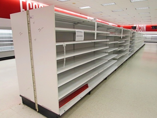 MADIX GONDOLA SHELVING 75IN TALL 20/22 – 80FT – SOLD BY THE FOOT