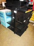 4 WAY SHELVING DISPLAY ON CASTERS