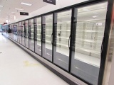 2015 HILL PHOENIX ORZPV FREEZER DOOR CASES (5,5,5,5,5,5,3) - SOLD BY THE DOOR – REMOTE COOLED NO COM