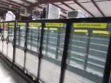 2020 ZERO ZONE 4-DOOR FREEZER (NO ENDS) WITH CONDENSING UNIT 4RHZC30