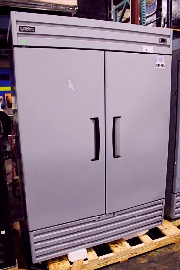NEW SCRATCH & DENT EXCELLENCE CR-43SS SELF CONTAINED GRAY PAINTED EXTERIOR 2-DOOR COOLER 2023