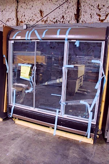 NEW 2022 HUSSMANN IDD5NL6 REMOTE 3-DOOR DAIRY COOLER CASE
