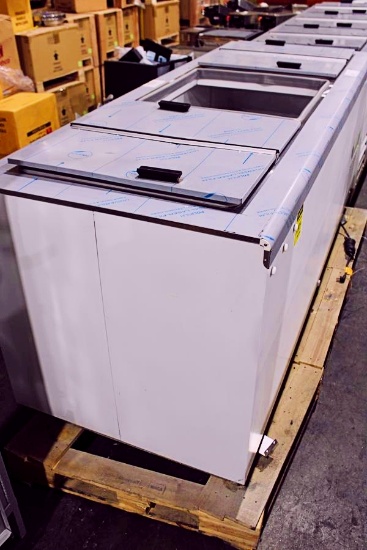 NEW SCRATCH & DENT EXCELLENCE HFF-12-HC SELF CONTAINED 81IN. ICE CREAM DIPPING CABINET 2022 - MISSIN