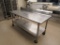 6FT STAINLESS STEEL TABLE - 30IN DEEP