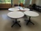 36-INCH ROUND TABLES