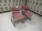 PINK STACKING CHAIRS