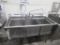 54-INCH 3-COMPARTMENT SINK