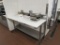 5FT WALL-MOUNT POLYTOP TABLE - 24IN DEEP