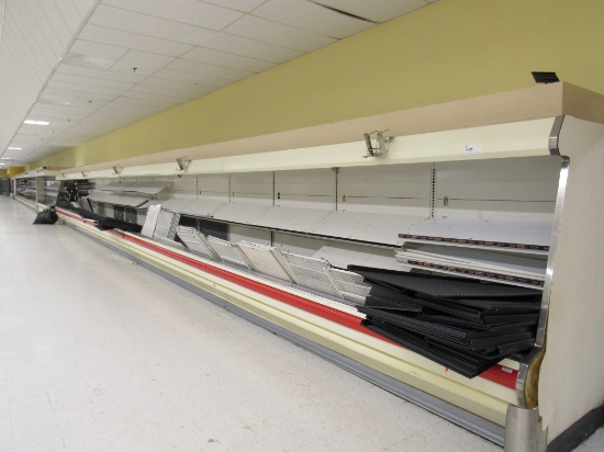 HUSSMANN M4 3-DECK MEAT CASES '00 (5-12FT) - REMOTE COOLED, NO COMPRESSOR