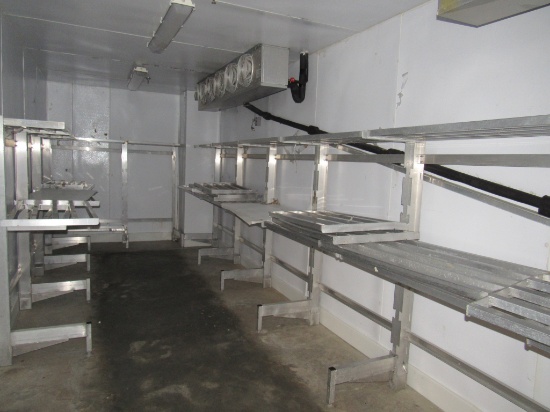 ALUMINUM COOLER SHELVING - SOLD BY THE OPENING