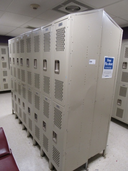 LYON FLOOR-MOUNT LOCKERS
