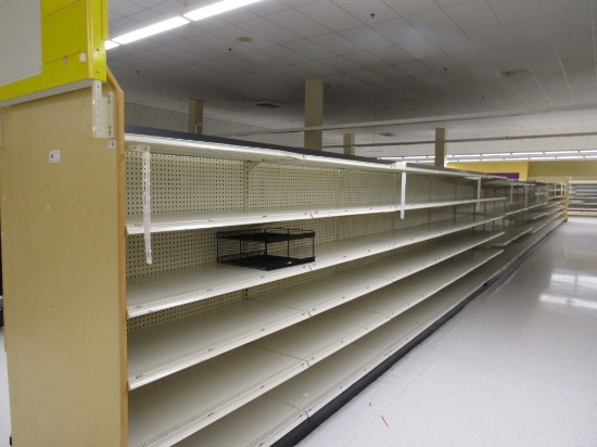 STREETER GONDOLA SHELVING 72IN TALL 20/20, 22/22 - 75FT - SOLD BY THE FOOT