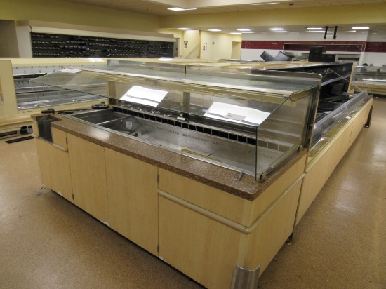 90-INCH HUSSMANN FC-8 OLIVE BAR 2011 - REMOTE COOLED, NO COMPRESSOR