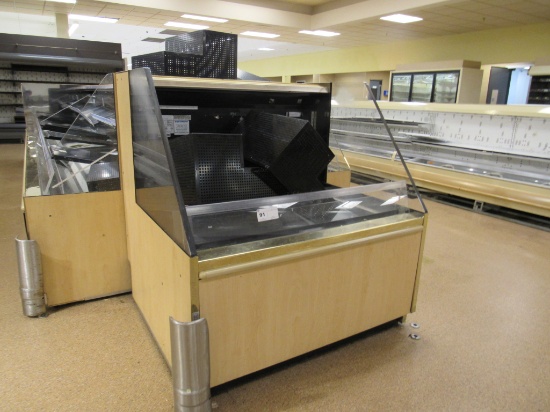 4FT HUSSMANN RGP 2-DECK DELI CASE 2011 - REMOTE COOLED NO COMPRESSOR