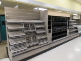 8FT WALL BAKERY CASE W/12FT SHELVING