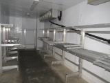 ALUMINUM COOLER SHELVING - SOLD BY THE OPENING