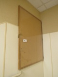 BULLETIN BOARD WITH PLEXIGLASS