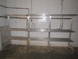 ALUMINUM COOLER SHELVING - SOLD BY THE OPENING