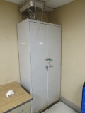 2-DOOR METAL STORAGE CABINET