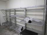 ALUMINUM COOLER SHELVING - SOLD BY THE OPENING