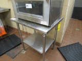 24X30 STAINLESS STEEL TABLE