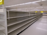 STREETER GONDOLA SHELVING 72IN TALL 20/20, 24/24 - 73FT W/4FT END CAPS - SOLD BY THE FOOT