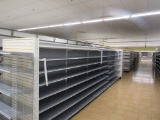 2020 LOZIER GONDOLA SHELVING 72IN TALL 16/16 - 64FT W/6-3FT END CAPS - SOLD BY THE FOOT
