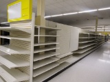 STREETER GONDOLA SHELVING 84IN TALL 24/24 - 82FT W/4FT END CAP - SOLD BY THE FOOT