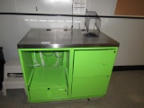 4FT WORK COUNTER W/STAINLESS TOP
