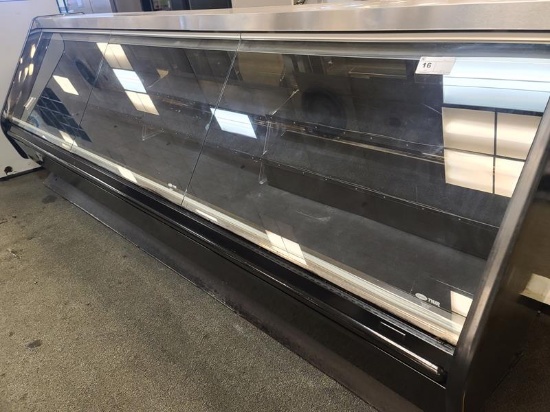 12' Tyler TLD12 Slant Glass Refrigerated Display Case - remote, no compressor