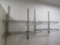 36-INCH CHROME WALL SHELVES