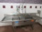 94-INCH 3-COMPARTMENT SINK
