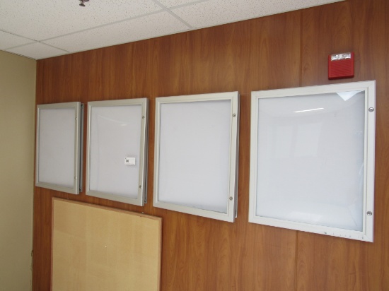 25X31 LOCKING WALL CABINETS