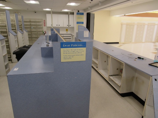 PHARMACY COUNTERS - ONE LOT
