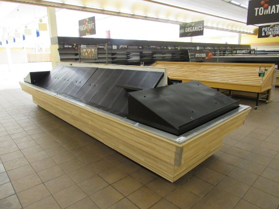 20FT HUSSMANN DBRP PRODUCE ISLAND CASE '06 - REMOTE COOLED, NO COMPRESSOR