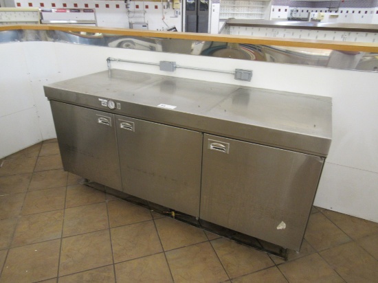 6FT S/STEEL REMOTE WORKTOP