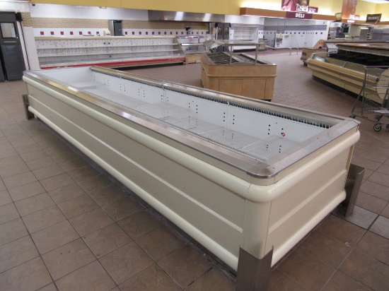 HUSSMANN LI ISLAND FREEZER CASES '06 ELEC DEFROST (2-8FT) - REMOTE COOLED NO COMPRESSOR