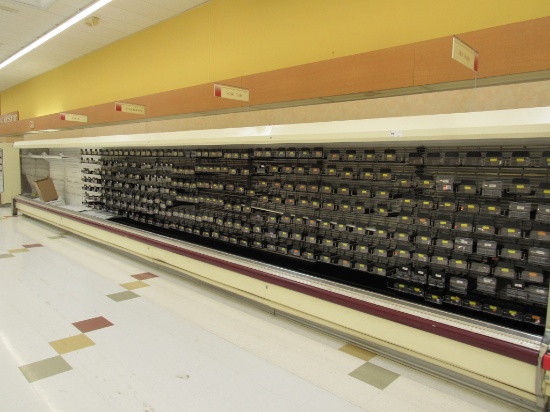 HUSSMANN D5 LUNCH MEAT CASES '06 (2-8FT, 2-12FT) - REMOTE COOLED NO COMPRESSOR