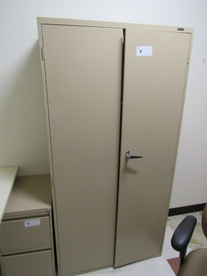 2-DOOR METAL STORAGE CABINET