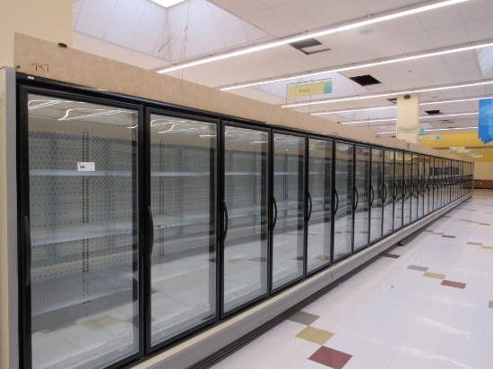 HILL/PHOENIX ONRZH FREEZER DOOR CASES '06 ELEC DEFROST - SOLD BY THE DOOR - REMOTE NO COMPRESSOR
