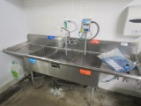 94-INCH 3-COMPARTMENT SINK