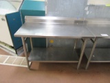 4FT STAINLESS STEEL TABLE - 24IN DEEP